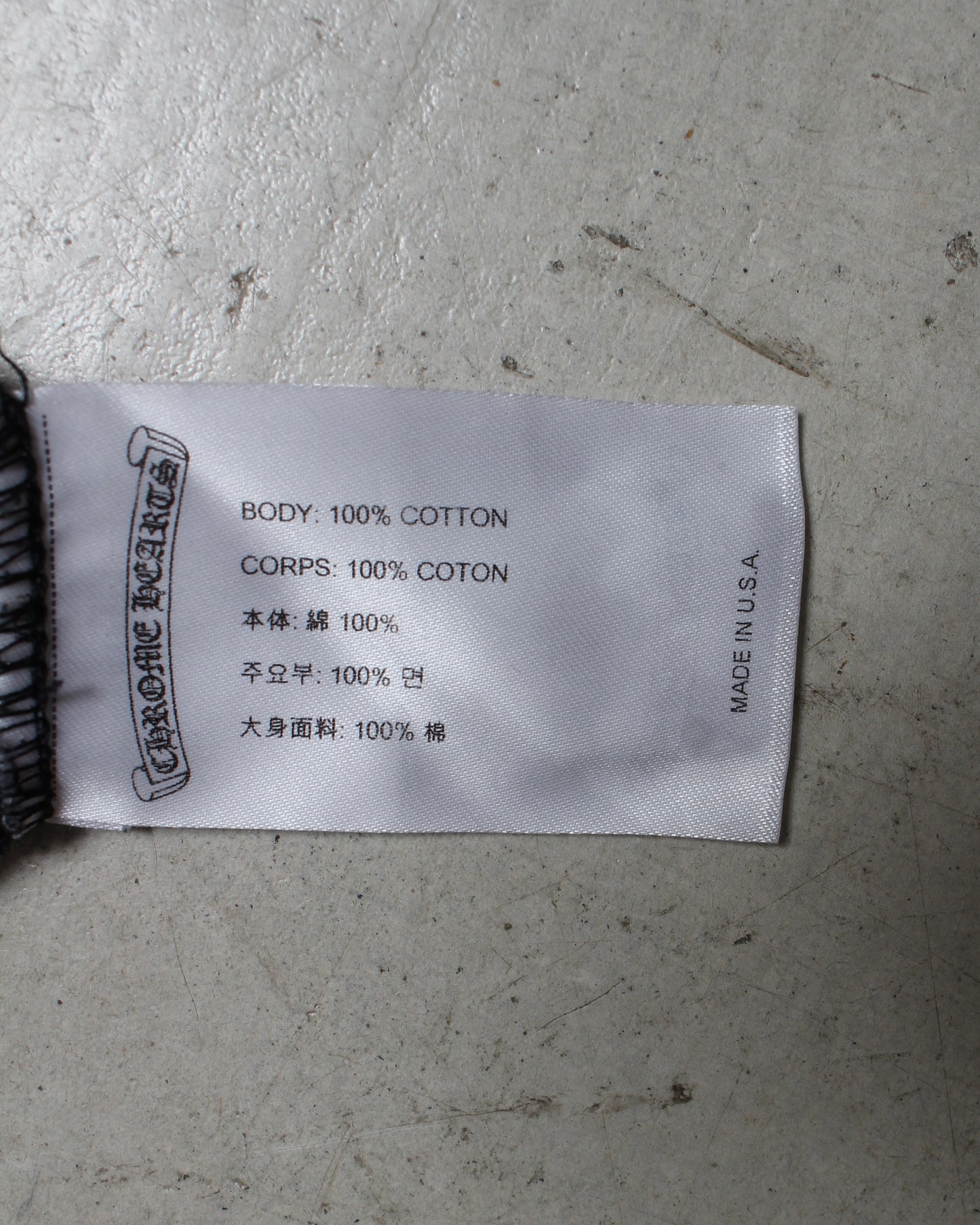 Chrome Hearts triple cross logo tee M