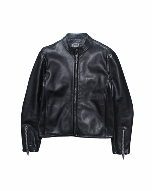 Chrome Hearts ダガージップ カウレザー シングル ライダースジャケット XS
