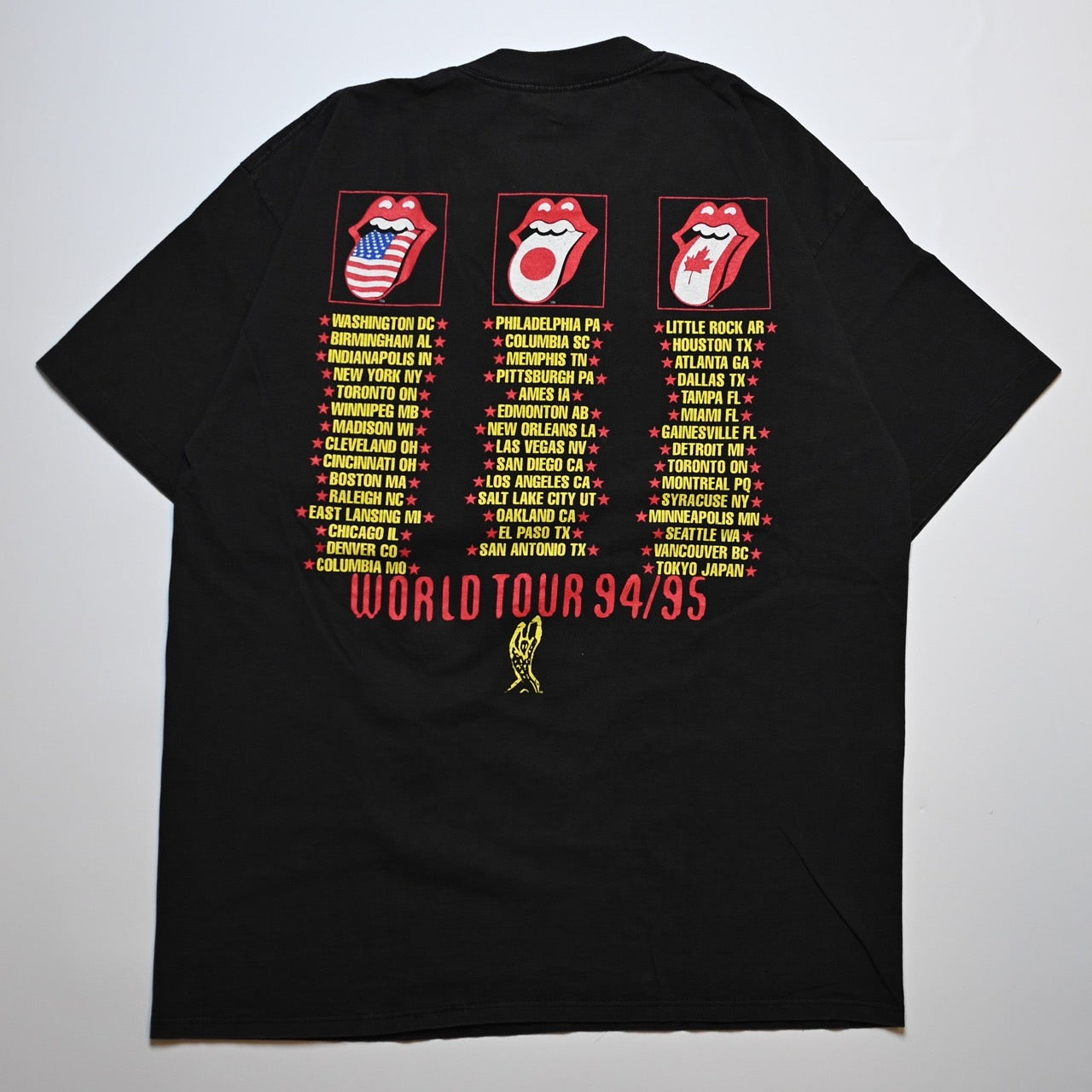 ROLLING STONES VOODOO LOUNGE NORTH AMERICAN TOUR BROCKUM XL (b_1222)