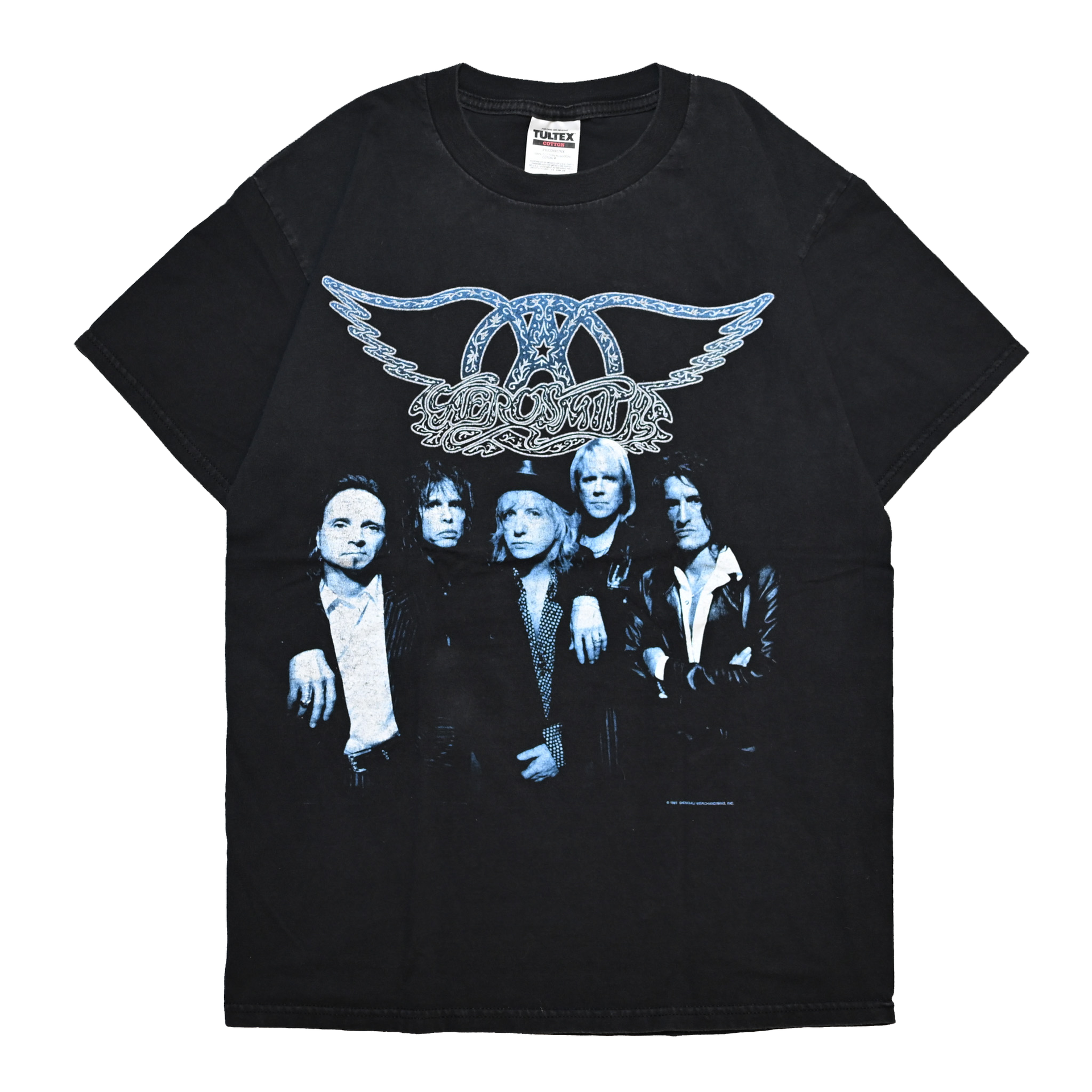 AEROSMITH 1997 Nine Lives WORLD TOUR TULTEX LARGE (k_1219) – THE T